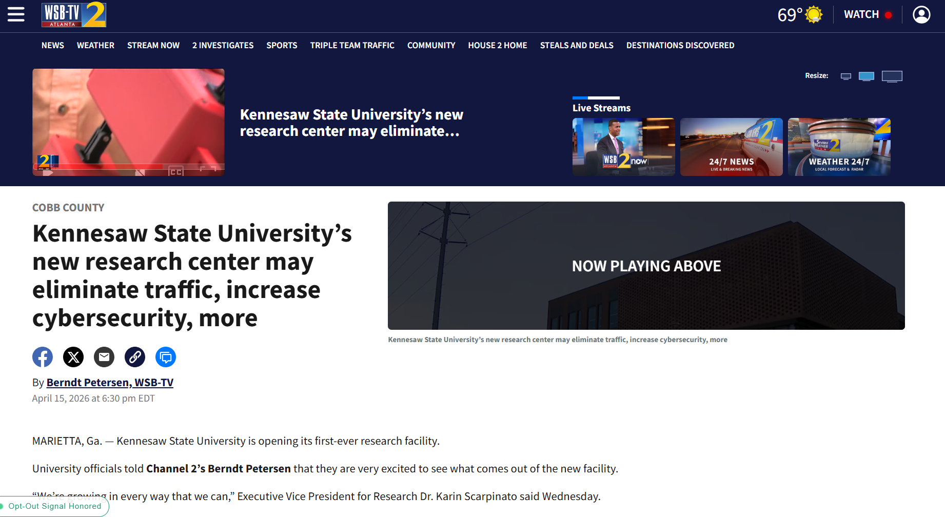 KSU research center