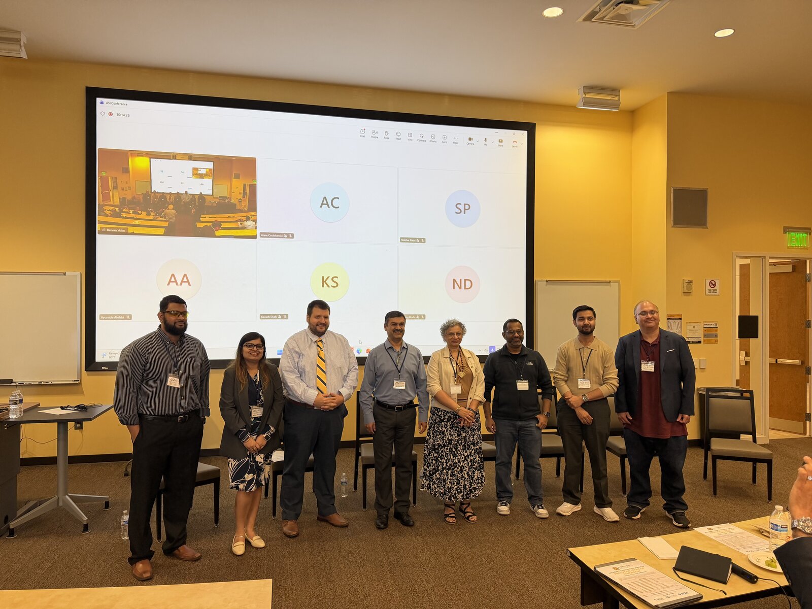 The PLOT and ASI Conference speaker panel together at the inaugural event