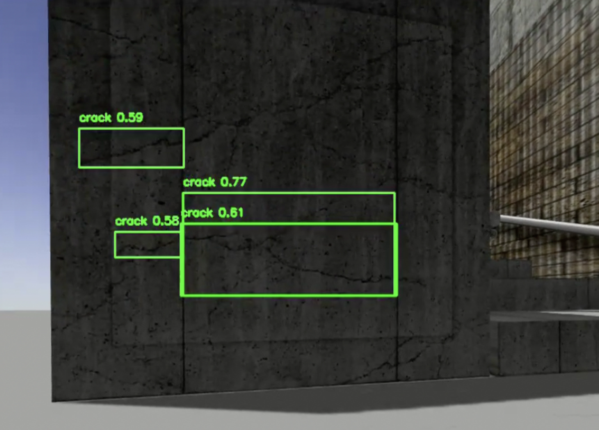 Crack Detection · Quadruped Robot